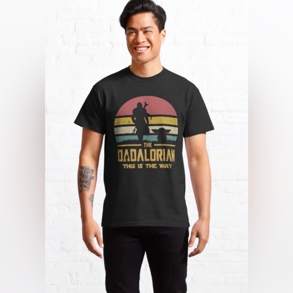 Dadalorian And Son Classic T-Shirt - Picture 2 of 3